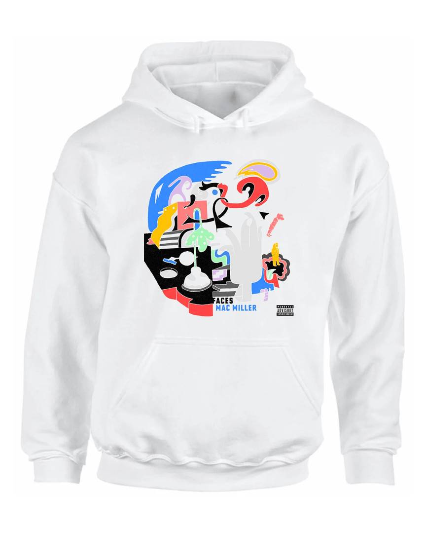 Mac Miller Store Faces 10 Year Cover Hoodie